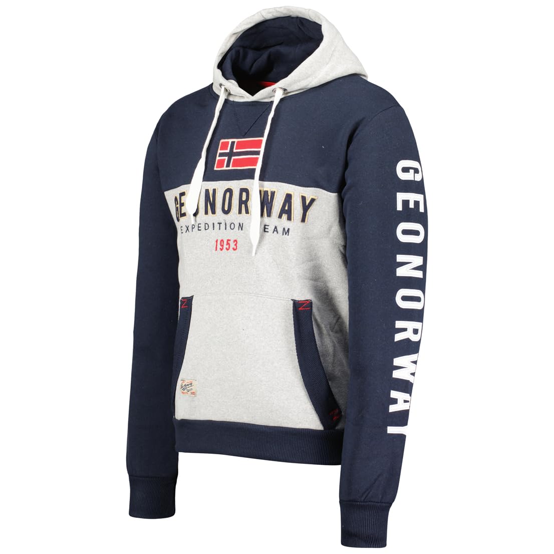 Geographical Norway - Sweat à Capuche pour Homme à Manches Longues modèle Ferato