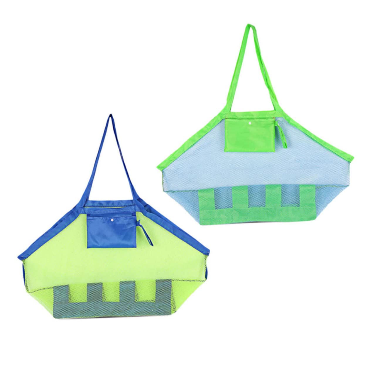ibasenice 6 Pcs Sac À Pliable Sac À pour Jouets De Sable s pour Enfants Grand Fourre-Tout Jouets De Jeu en Plein Air pour Les Enfants À L'Extérieur pour De