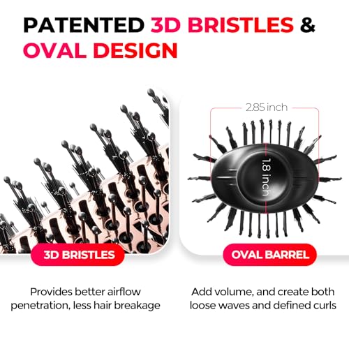 image for TYMO Hair Dryer Brush Blow Dryer Brush in One, 4 in 1 Ionic Hairdryer 