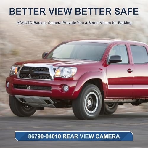 Image of 86790-04010 Rear View Backup Reverse Camera Fit for Toyota Tacoma 2009-2013 Parking Back Up Assist Camera Replace# 590-086, 8679004010