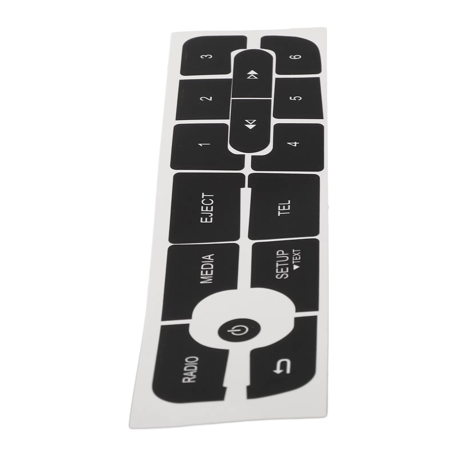Car Button Stick Compatible with Megane for Master for Scenic III Car CD Radio Audio Button Repair Decals Stickers Accessories