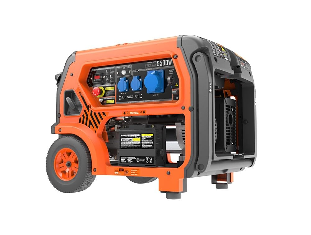 Genergy R-2013000 - Generador a gasolina Genergy Ezcaray 5500 VA 230 V