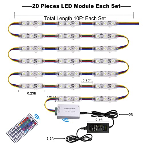 Módulo de luces LED EAGWELL 12V RGB 12 m miniatura 4