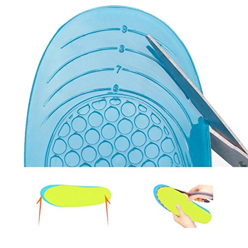 LeLehome Palmilhas massageadoras 1 par - Almofadas de gel de proteção extra para pés - palmilhas de