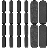 FONDOTIN 20 Stück Selbstklebende Ersatz Klebepads für Fußfeilen Grob und Fein Austauschbare Schleifpapier Nachfüllblätter für Effektive Hornhautentfernung Fußpflege Unterwegs