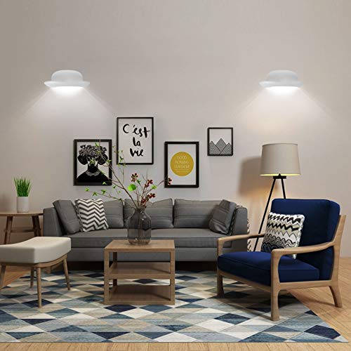 KAWELL Creative 12W Modern Wall Light LED Wall Lamp Waterproof IP65 Aluminum Wall Wash Lights Indoor Outdoor for Bedroom Bathroom Stairs Porch Corridor Living Room Hallway - Image 2