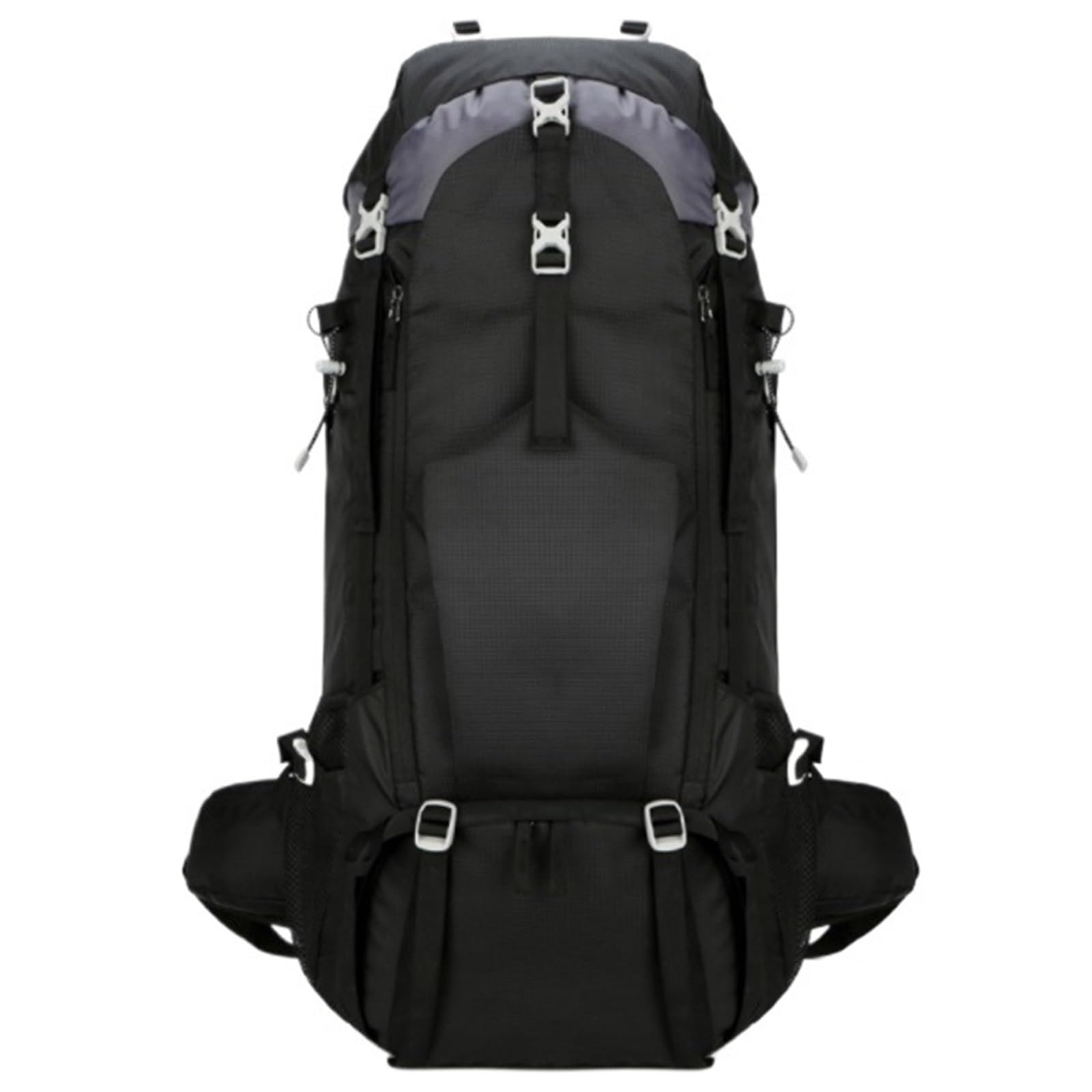 Mochila Senderismo Mochila Impermeable para Deportes Al Aire Libre, De Gran Capacidad, para Montañismo Viaje Excursiones Deporte(Black)