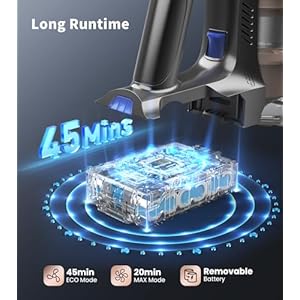 NADALY Cordless Vacuum Cleaner, Powerful Stick Vacuum with 45min Runtime, Anti-Tangle Vacuum Cleaners for Home, 1.5L Dust Cup, Rechargeable Wireless Vacuum for Hardwood Floor Carpet Pet Hair NADALY Cordless Vacuum Cleaner Powerful Stick Vacuum with 45min Runtime Anti Tangle Vacuum Cleaners for Home 15L Dust Cup Rechargeable Wireless Vacuum for Hardwood Floor Carpet Pet Hair