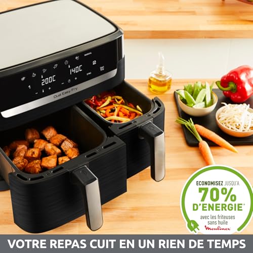 Moulinex Dual Easy Fry EZ901820 Friteuse sans huile Capacité 8 3 - vue 7