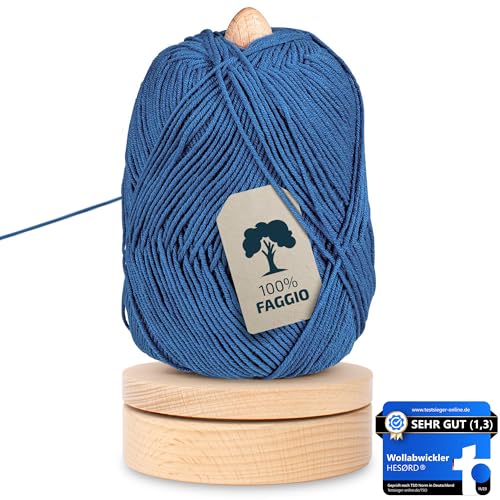 Hesørd Svolgitore Di Lana Con Cuscinetto A Sfera In Legno Come Porta Lana, Porta Filo - Per Lavorare A Maglia E All'Uncinetto Senza Nodi E In Modo Uni