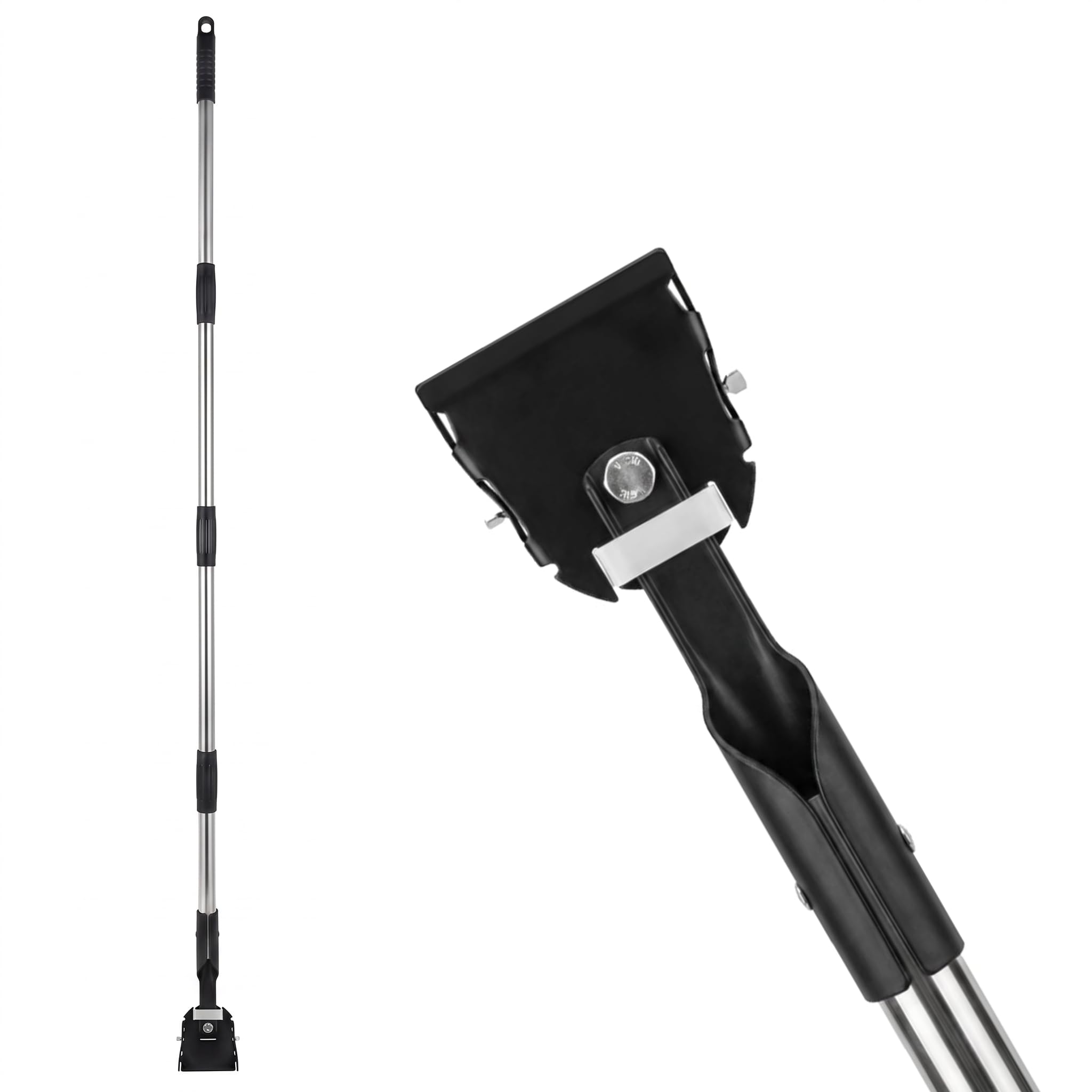 Manico in acciaio inox ispessito da 167 cm