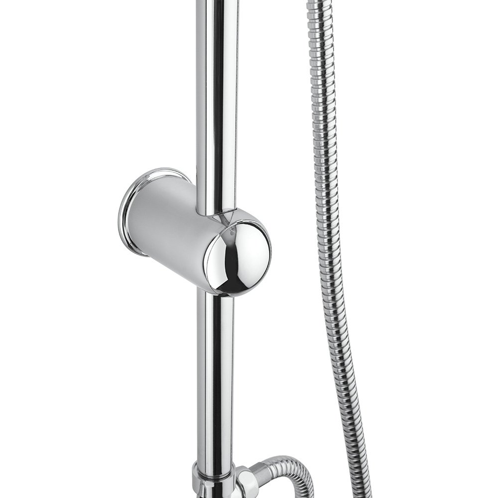 Colonna Doccia Zoe – Regolabile, Soffione Da 160 Mm, 3 Getti E Deviatore Meccanico