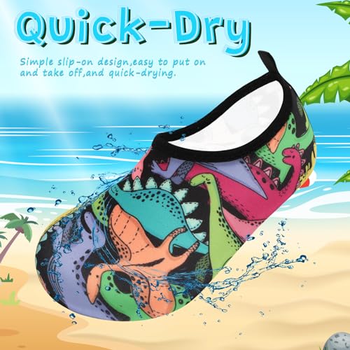 Image of VIFUUR Kids Water Shoes Girls Boys Quick Dry Aqua Socks for Beach Swim Outdoor Sports