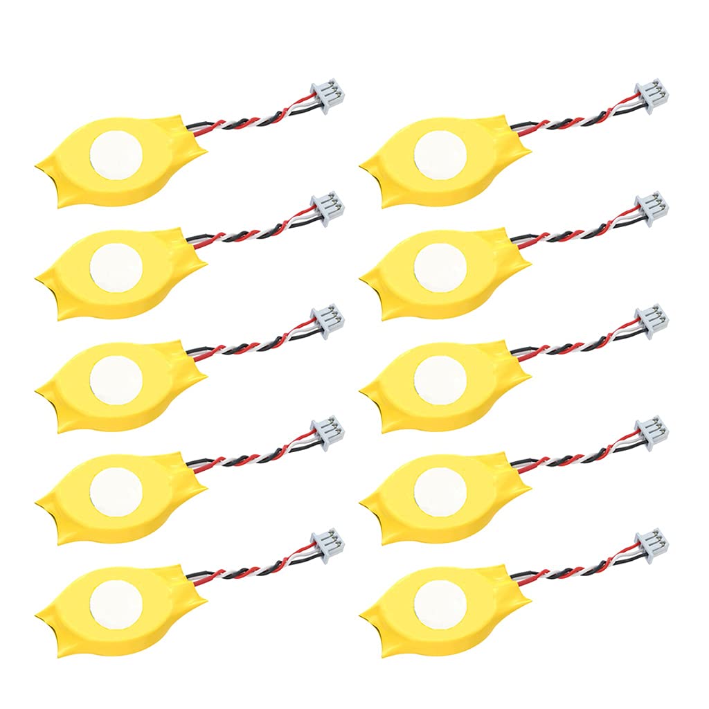 Amazon.co.jp: HeroNeo コイン電池、10個入り 新ノートブック CMOS ノートパソコン マザーボード PC 3V 2032  リチウムイオン セル ボタン電池 3線 3ピンケーブル付き : 家電＆カメラ