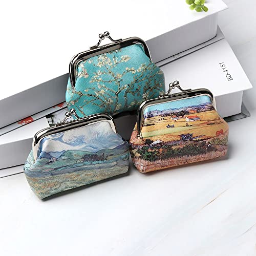 Wallet Vintage Small Wallet Mini Handbag Cash Card Hasp Women Clutch Wallet(4)4