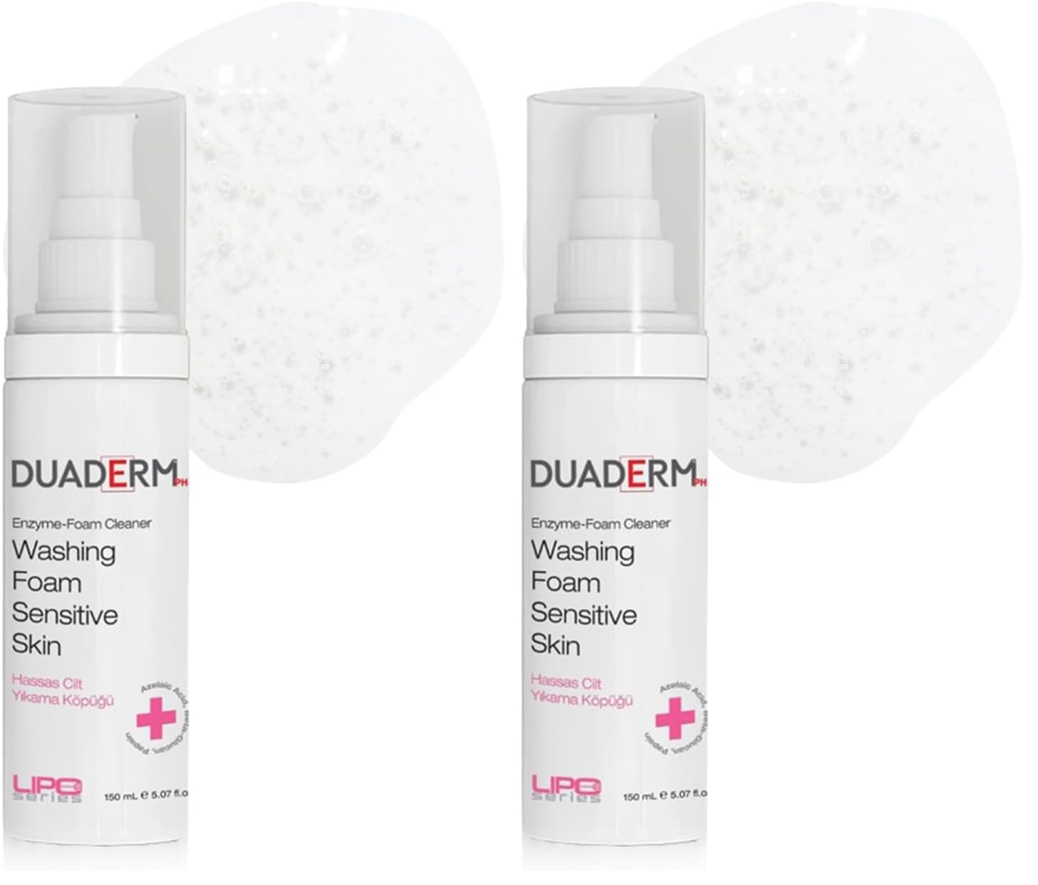 Duaderm Natural Enzyme-Foam Temizleme Köpüğü 150 ml (2 paketi)