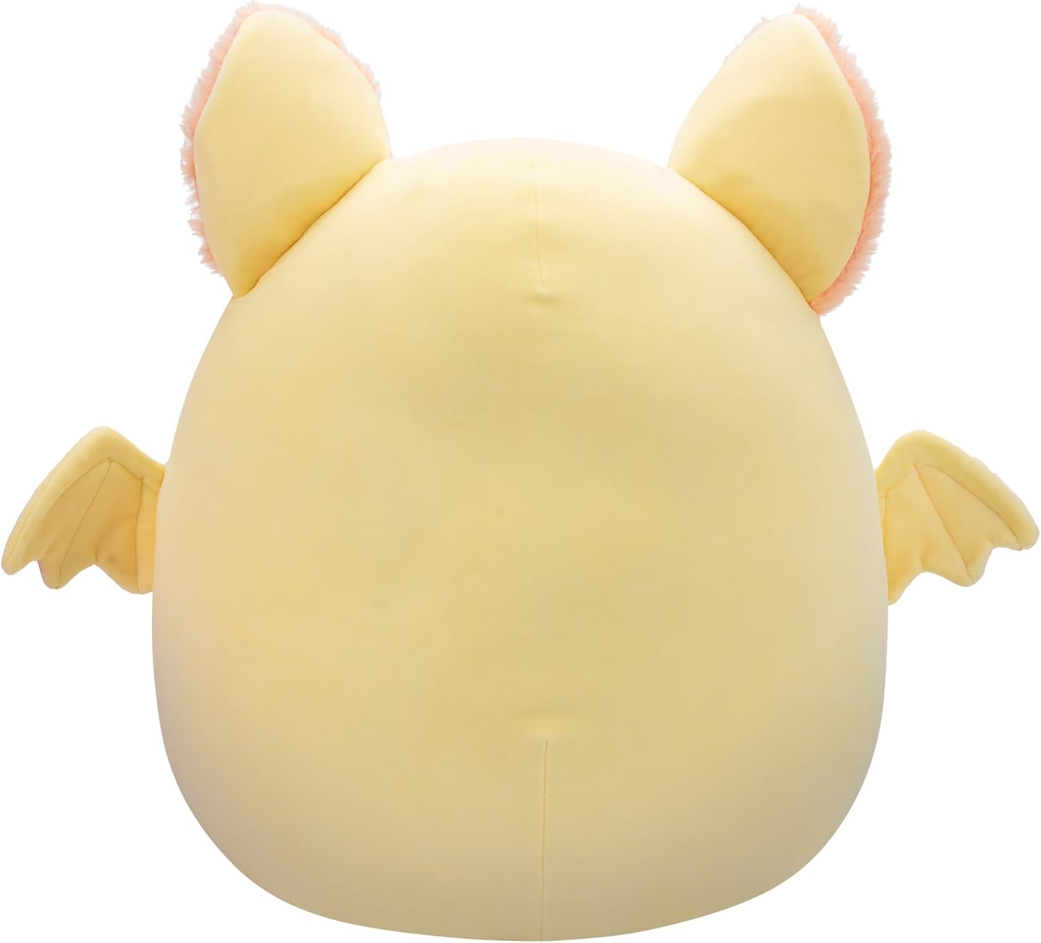 Squishmallows SQCR05482 16-Inch-Meghan The Cream and Pink Bat with Fuzzy Belly, Multicolour