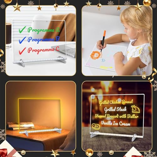 Tableau à LED outil d'écriture acrylique effaçable pour enseignant - 5