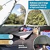 Skandika Pitea SUV Tent 4 Person Man, Vehicle Car Mini-Van Awning Extension, Freestanding 300x300cm in size with 220cm Height & Sewn-In Groundsheet