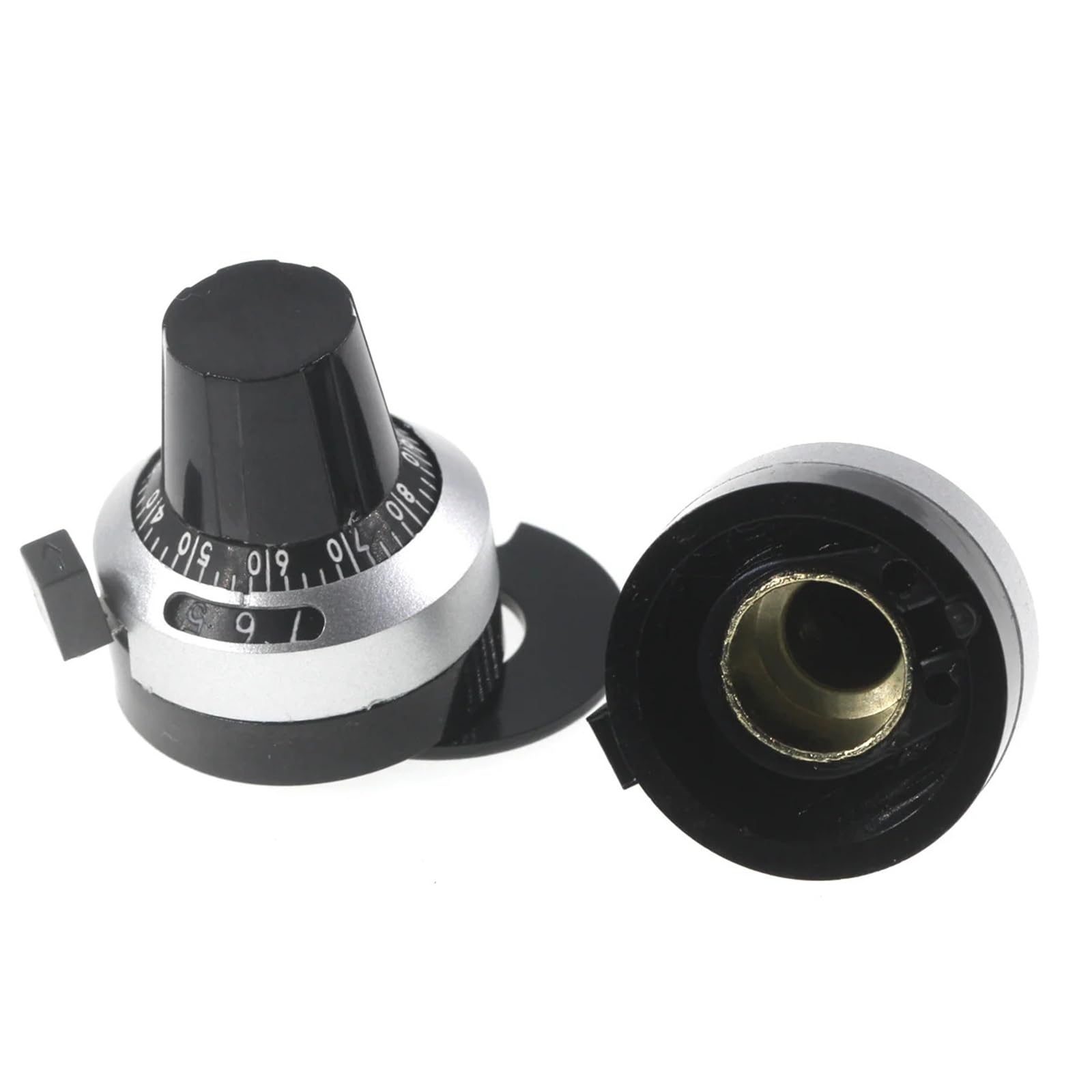 Potenciómetro de escala 3590 3590S de 6,35 mm con múltiples vueltas, 10 unidades
