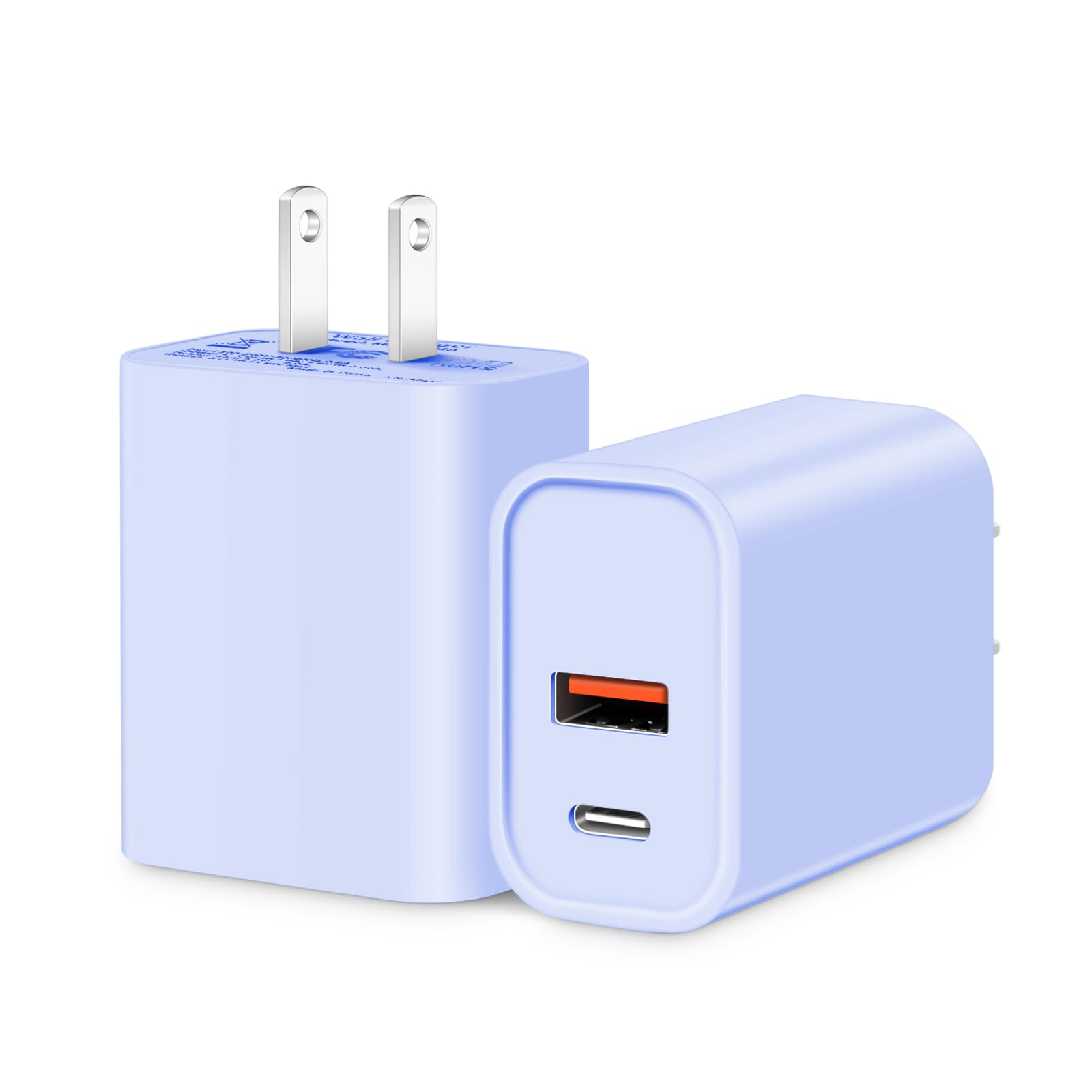 [4 Pack] 20W USB C Charger Block Fast Charging Multiport Adapter