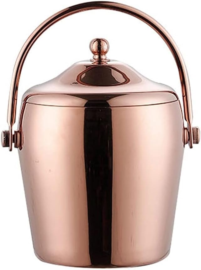 2L Stainless Steel Ice Buckets with Lid Tongs Champagne Bucket Bar Tools Wine Accessories Drinkware Chillers Bar Accessories Cocktail Bar
