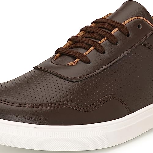 Image of Centrino Sneaker for Men | Shoes for Men Stylish Casual | Lightweight Lace-Up with Soft Cushioned Insole | Anti-Skid Sole | Breathable Comfortable Canvas Walking Shoes for Man | Mens Shoes (6314)