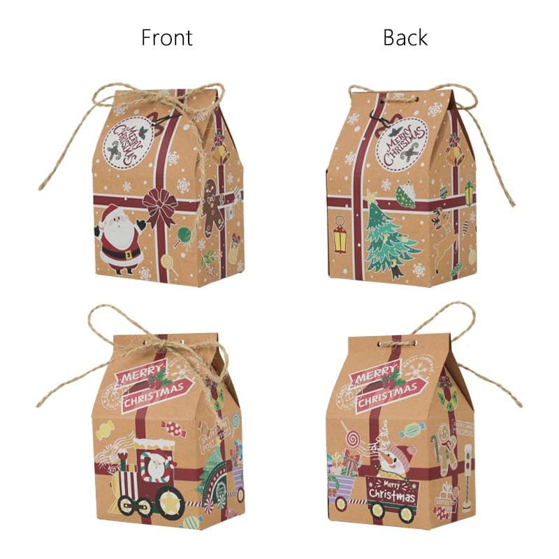 Calendrier De L'Avent à Remplir HERZWILD - 24 Boîtes En Carton 7x7x7 Cm, à Personnaliser Pour Noël