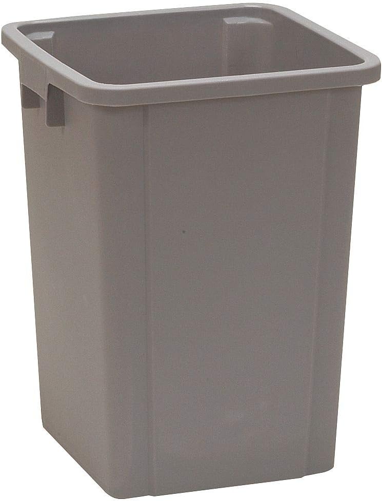 Tough Guy 19 gal. Square Gray Trash Can - 4PGR8