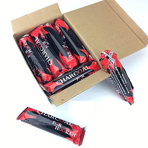 YHDM Shisha Holzkohle,Shisha kohleVerwendet Verwendet für Zündung,Huka,Grillen,Wassersieden,10 Tabletten pro Packung,100…