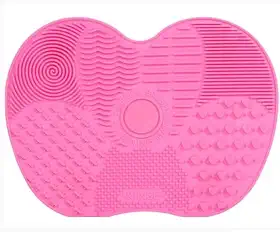Tapete De Silicone Para Limpar Pincéis De Maquiagem