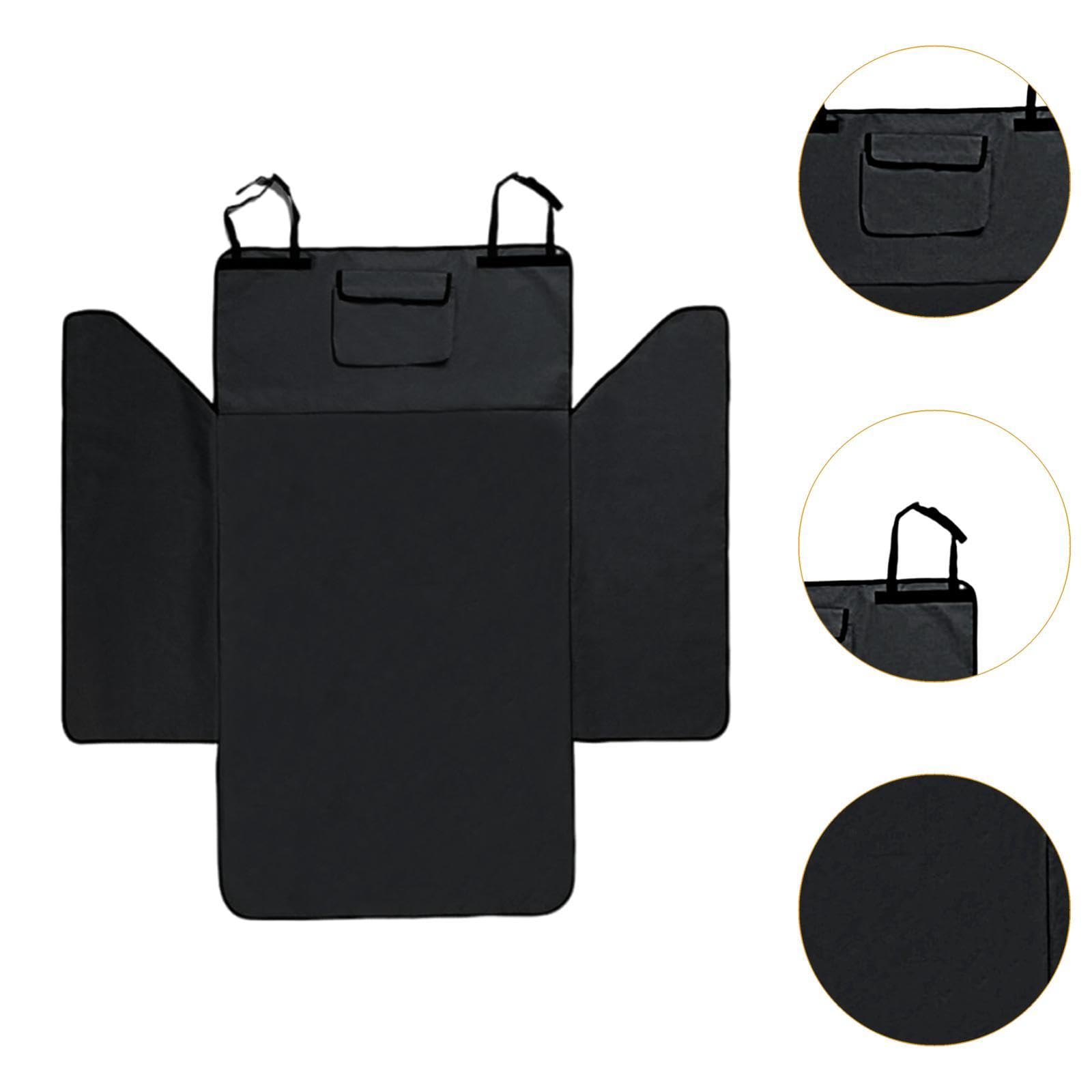 Qianly Alfombrilla Protectora para Maletero de Coche para Perros, Impermeable Y Resistente Al Desgaste, Funda Protectora para Maletero de Coche para Perros P, Negro, 175cm X 105cm