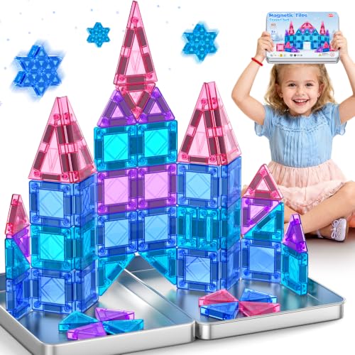 Kaysaitoy Magnetische Bausteine 40PCS Mini Magnetbausteine Reiseset Spiel – Ansicht 1