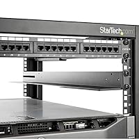 StarTech.com 1HE 19 Zoll Server Rack Schienen, 60,9-91 cm Einstellbare Tiefe, Netzwerk Geräte/Server/UPS HPE ProLiant Dell PowerEdge, UNIRAILS1UB, Legierter Stahl – Ansicht 6