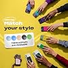 OCTOBUDDY Classic - Silicone Suction Phone Case Adhesive Mount - Hands-Free, Strong Grip Holder for Selfies & Videos - iPhone & Android Compatible - 2.25 x 3.25, Baby Blue