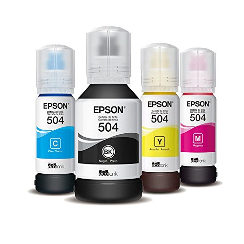 Kit 4 Tintas para Impressora Epson Universal Original L4150