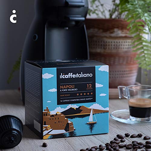 FRHOME - Nescafè Dolce Gusto 96 Càpsulas compatibles - Il Caffè Italiano - Mezcla Napoli Intensidad 12 - Imagen 5