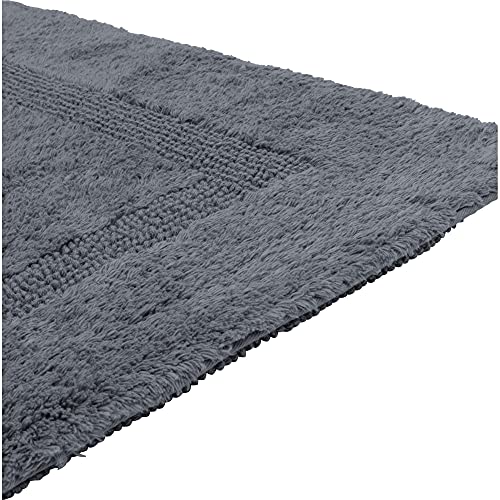 Erwin Müller Badematte, Badteppich Heraklion anthrazit Größe 80x150 cm - Kochfest, für Fußbodenheizung geeignet, 100… – Bild 5