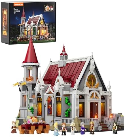 Lumibricks Medieval Castle Banquet Hall Lighting Building Bricks ...