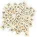 Produktbild M-K 500 Stück Scrabble Buchstaben Scrabblefliesen zum Spielen | Beyond Dreams Scrabblesteine Ersatz Fliesen aus Holz | mit Zahlenwerten | ideal für Spieleabende mit Freunden und in der Familie |