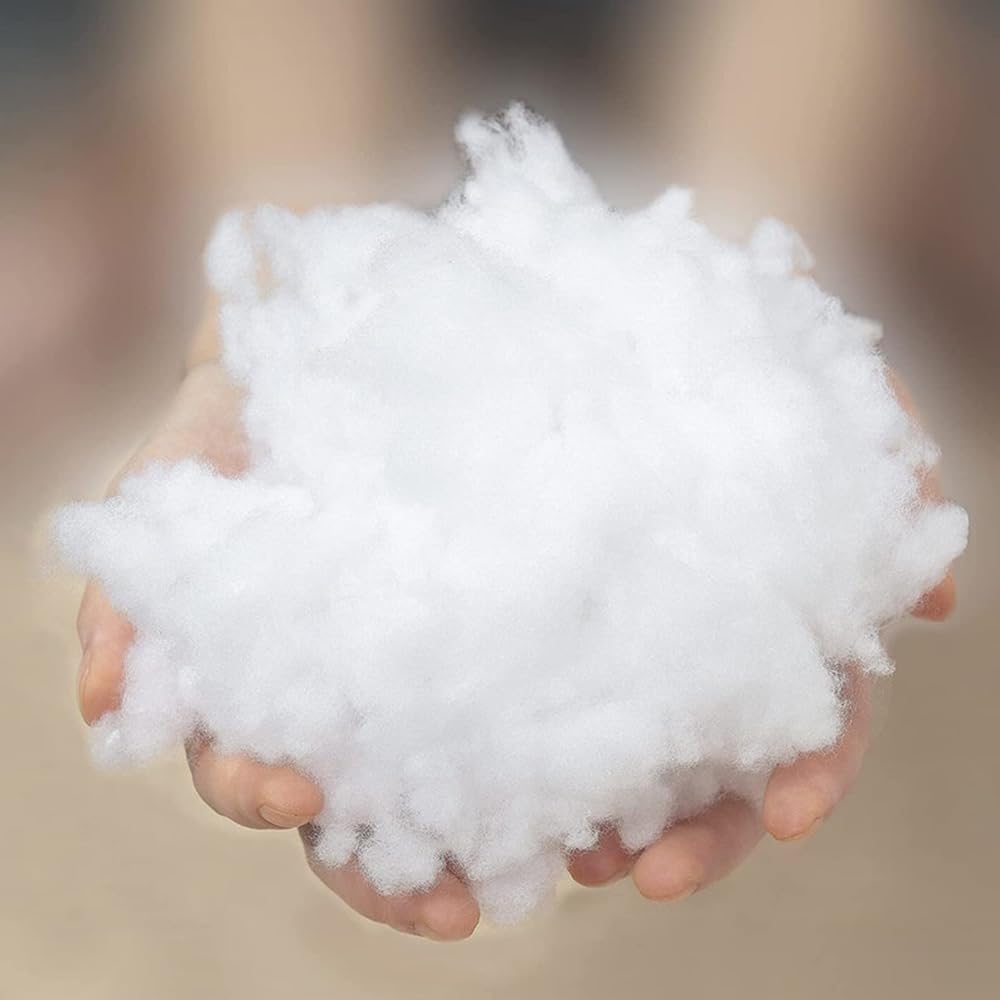 1Bb Linens White 2 Kg Toy, Pillow, Cushion Stuffing Hollowfibre Polyester Stuffing/Soft, Lightweight Filling For Dolls, Crochet, Knitted Toys/Hypoallergenic & Washable