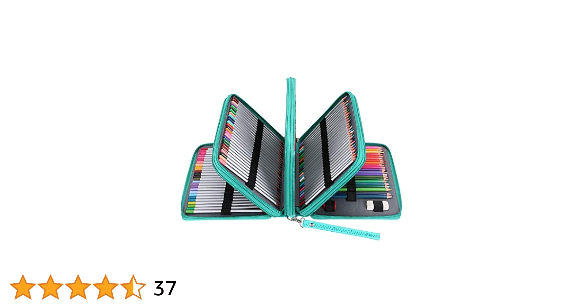 Amazon | Sumnacon 202本入り PU 色鉛筆ケース 大容量 ペン