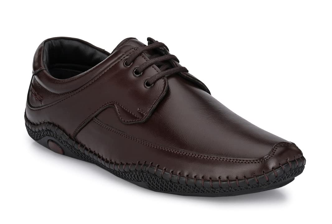 MACTREE Men Brown Genuine Leather Formal Shoes DK-212-7 (B09JMVQ755) Amazon Price History, Amazon Price Tracker