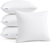 Vista 13 de Leeden - Juego de 2 rellenos de almohada de 30 x 50 cm, insertos de cojín con funda de 100% algodón, insertos rectangulares decorativos para sofá