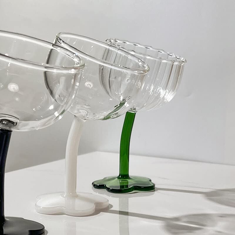 アンティーク カクテルグラス＆ゴブレット＆果実 手刺繍トリム 極薄