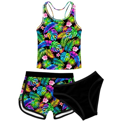 uideazone �K�[���Y 3�s�[�X ���� �� UPF 50+ ���[�T�[�o�b�N ���� �V���[�c �r�[�` �^���L�j �Z�b�g 8-16��, �n���C�A���g���s�J���O���X, 8-9 Years