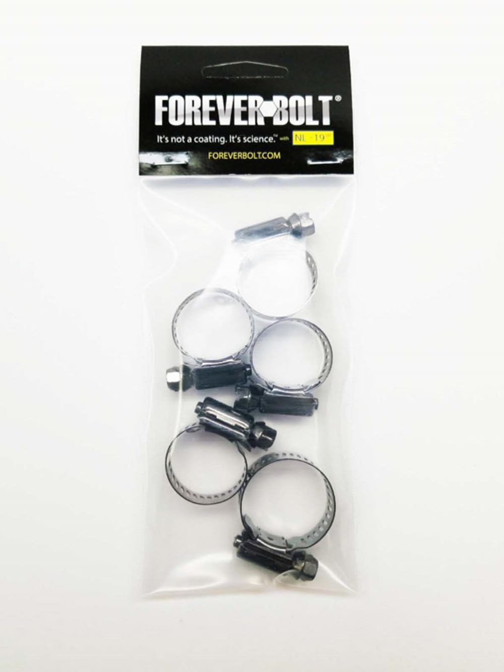 4000255 0.5 in. to 29-32 in. SAE 8 Black Hose Clamp Stainless Steel Band