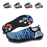 [ダバダ] マリンシューズ 水陸両用 (ブルー,24.0 cm)