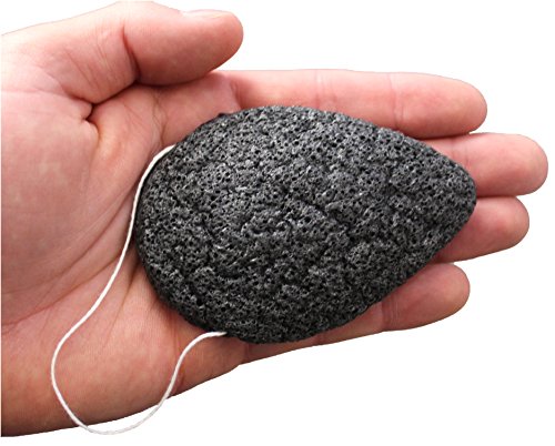 BellaBloom Konjac Facial Beauty Sponge - All Natural Activated Charcoal - Eco-Friendly