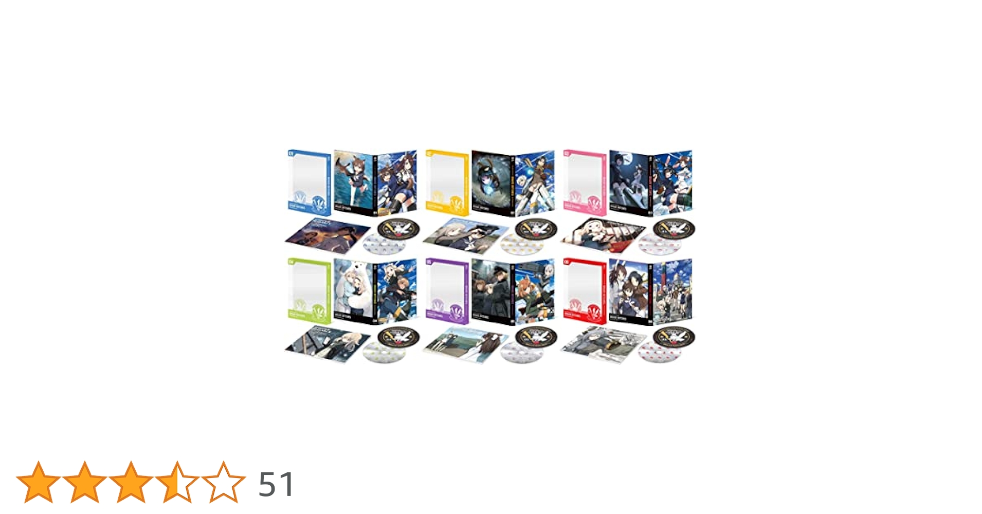 新品未開封 Blu-ray ブレイブウィッチーズ 1~6巻セット〈限定版〉 915iMsyRZIL._AC_SY200_QL15_.jpg